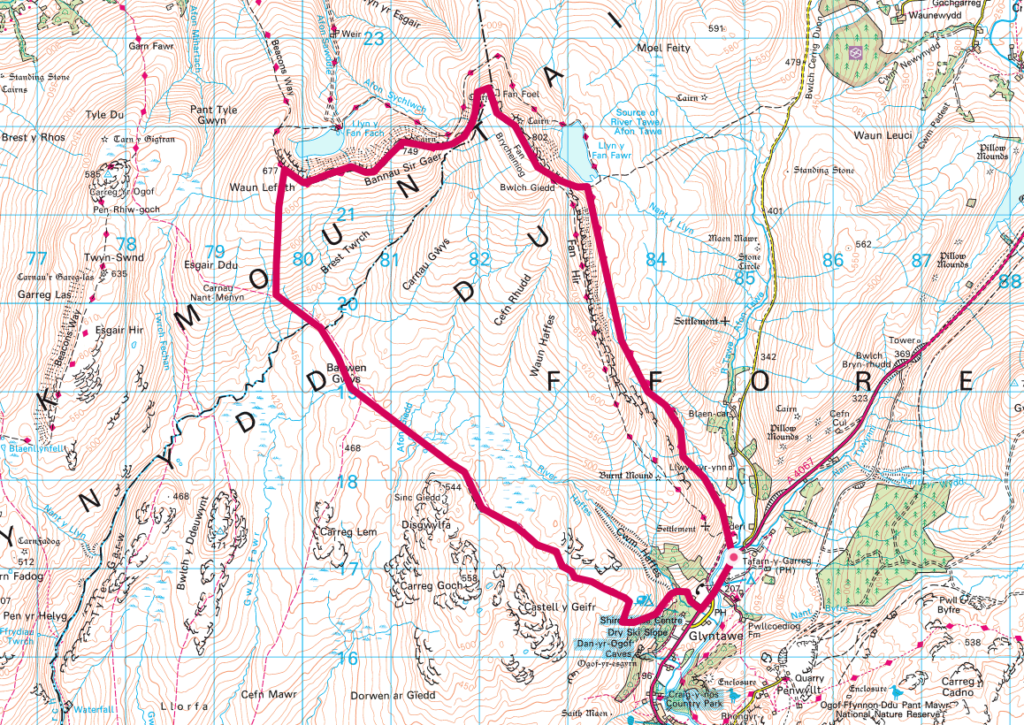 Black Mountain Wild Camp Map