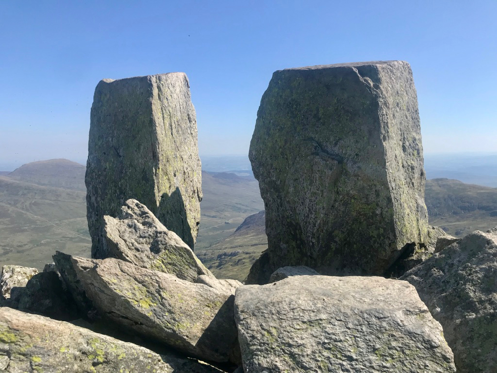 Rocks on Tryfan: Siôn a Siân (Adam and Eve)