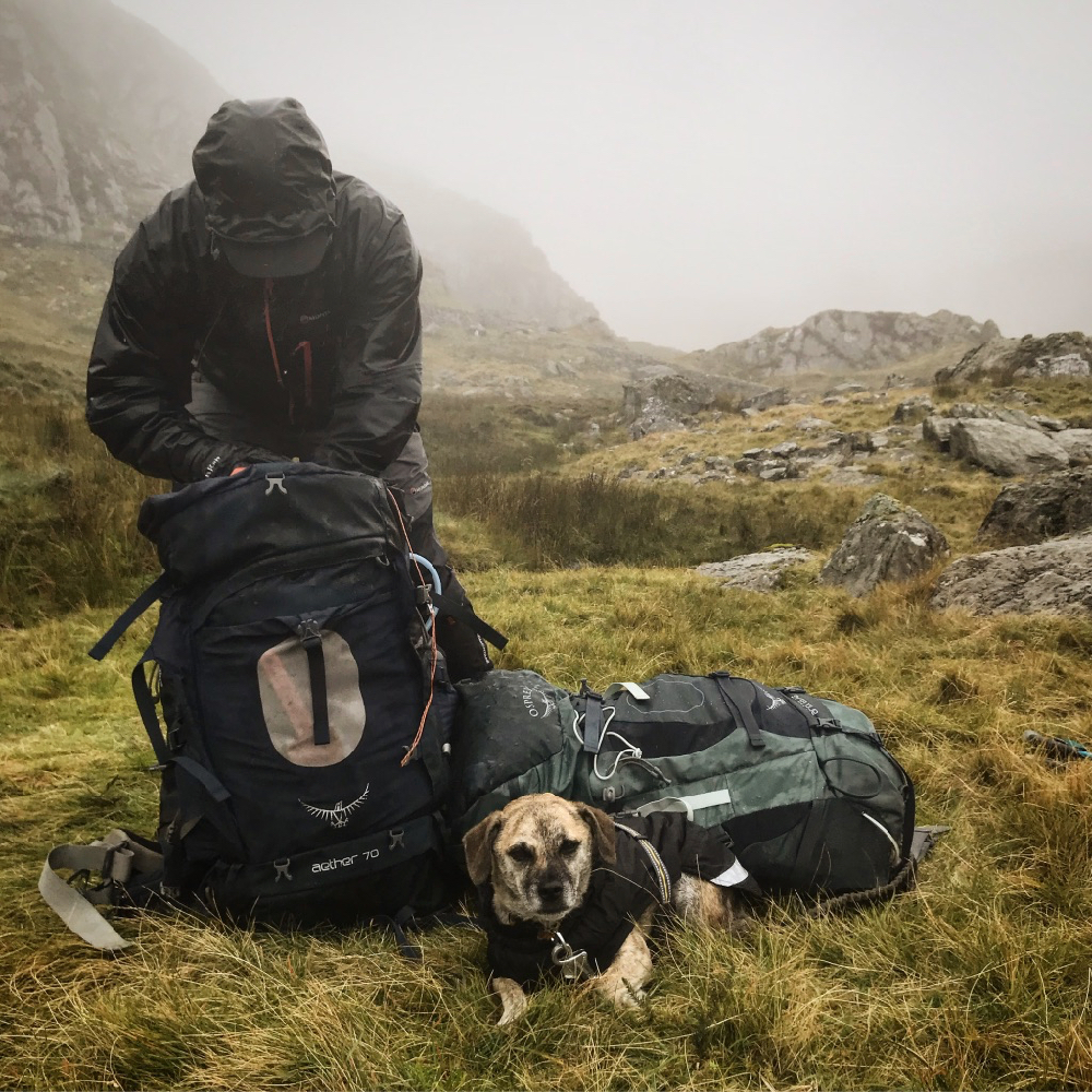 Carneddau, Snowdonia - Packing up after our second night's wild camp