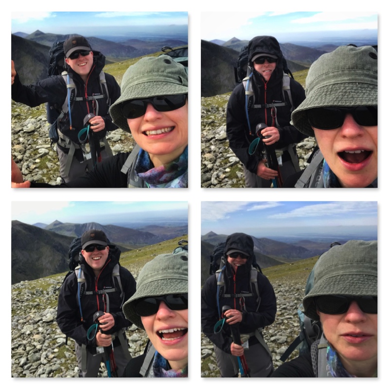 Summit Selfies on Carnedd Llewelyn