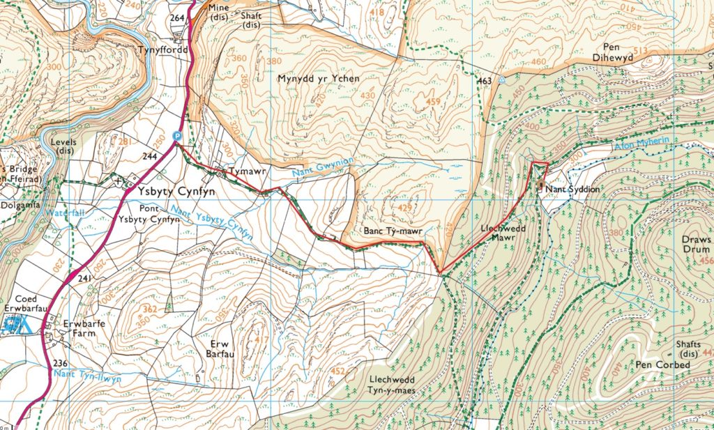 Nant Syddion Bothy Map