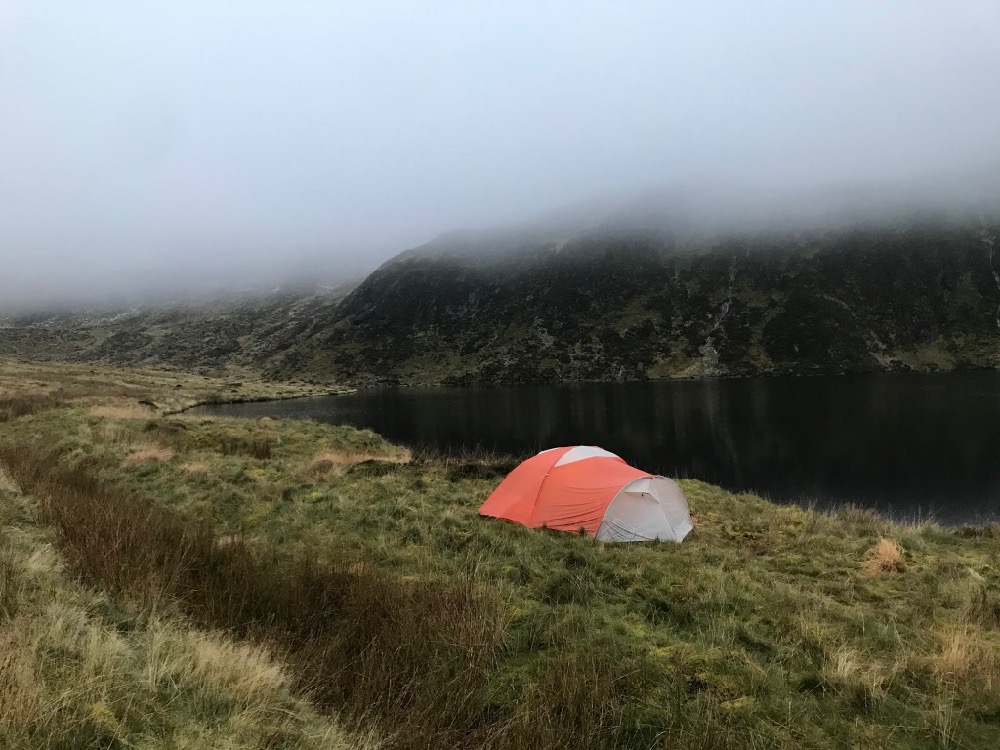 Mist rising above Llyn Llygad-Rheidol 