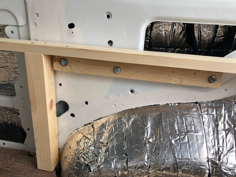 Rv fold out outlet bed