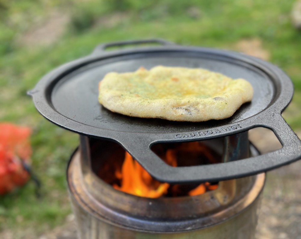 Solo Stove Small Cast Iron Wok for the Ranger Wood Burning Fire Pit