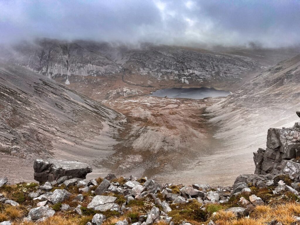 Arkle geology hike - glacia corrie Am Bathaich