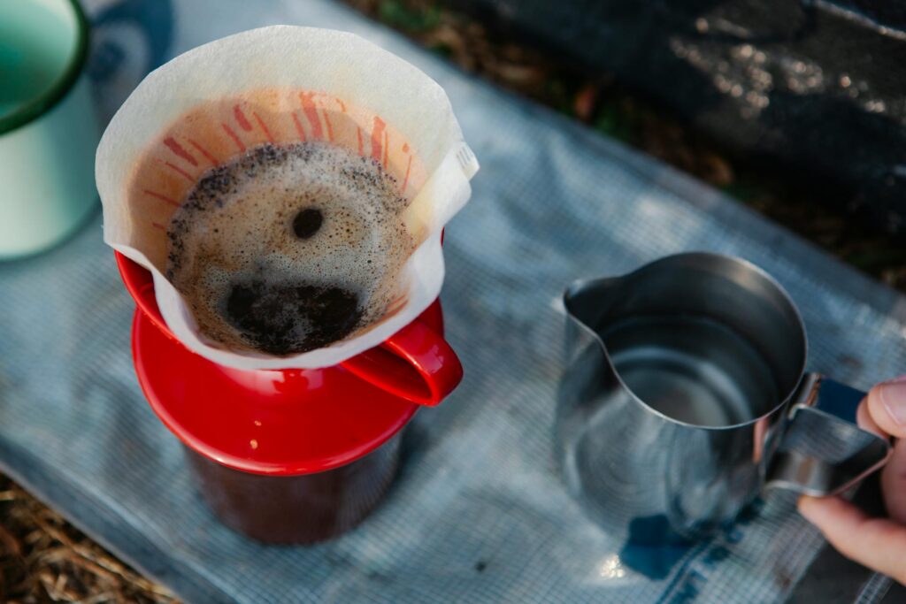 camping coffee - different ways to make coffee while backpacking and wild camping