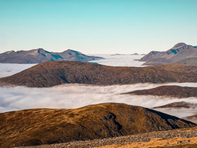 Inversions from Ben Alder.