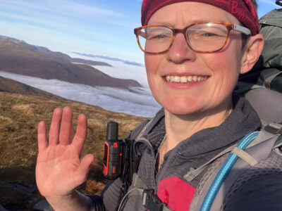Aonach Beag Summit Selfie