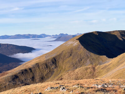 Looking towards the summit of Beinn Eibhinn (and byond!)