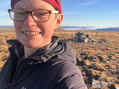 Geal-Charn Summit Selfie