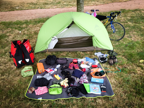 How to pack for a bicycle tour